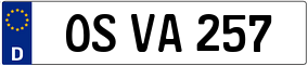 Truck License Plate